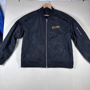 Las Vegas The Sand Dollar‎ Playa! Satin Bomber Jacket. Men's XL VEGAS SWAG!